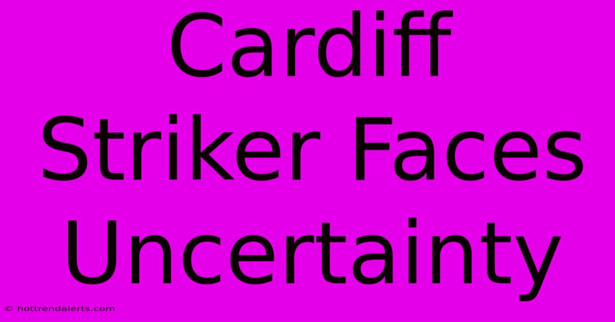 Cardiff Striker Faces Uncertainty