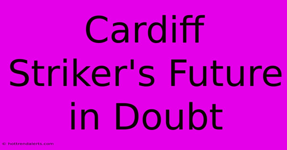 Cardiff Striker's Future In Doubt