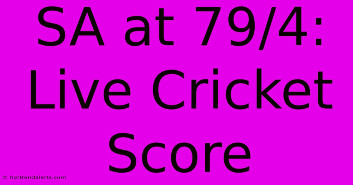 SA At 79/4: Live Cricket Score