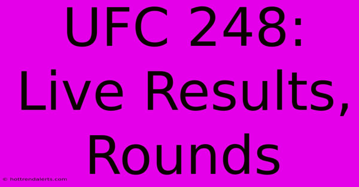 UFC 248: Live Results, Rounds